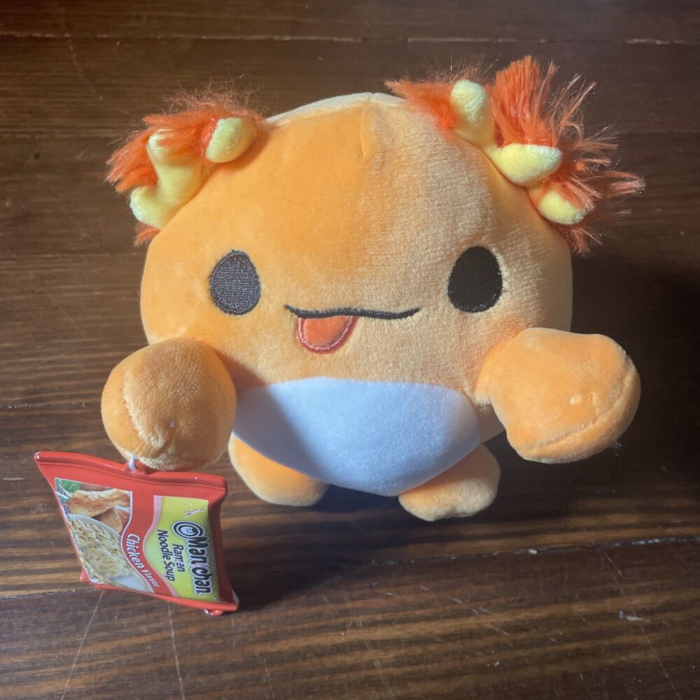 Plush Holding Maruchan Ramen Noodle Soup Chicken 5” Zuru Snackles